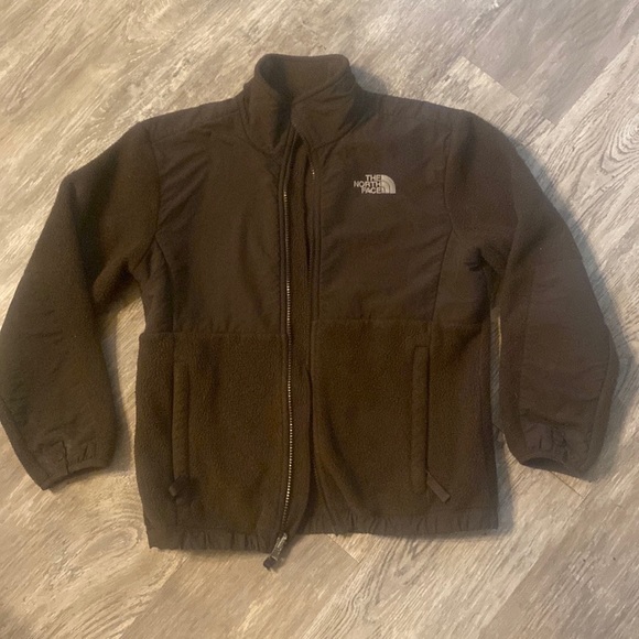 Girls size Medium brown North face jacket - Picture 1 of 9